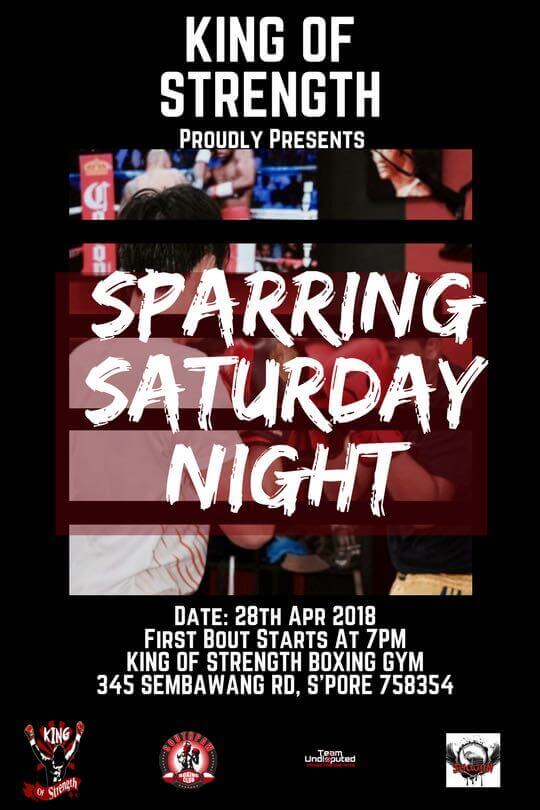 Saturday Sparring Night Poster - Join the next Boxing Action on June 30th, 2018